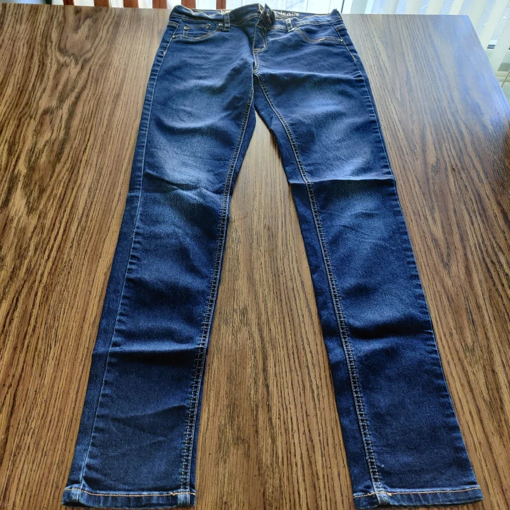 Justice Premium Skinny Medium Wash Simply Low Jegging Jeans EUC sz 16R